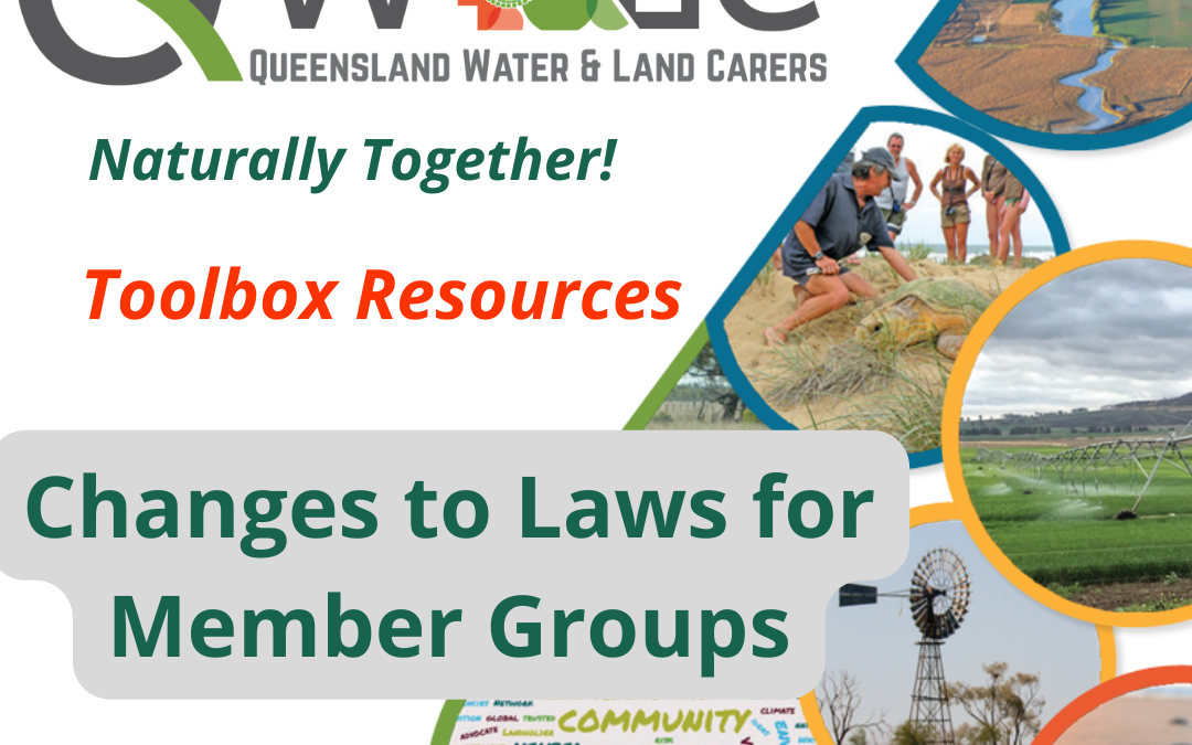 Changes to Laws for Incorporated groups