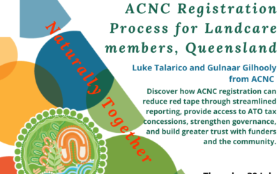 WEBINAR_ ACNC Registration Process for Landcare members, Queensland